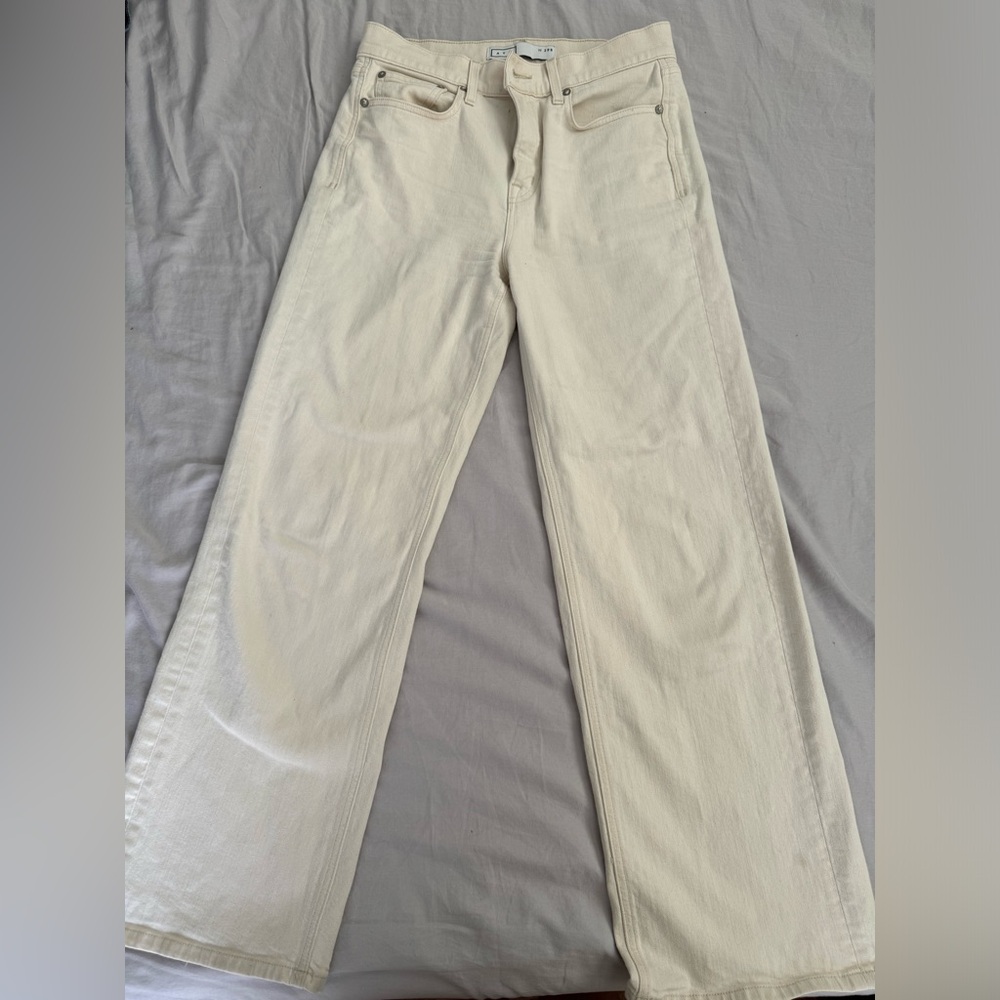 AYR The Secret Sauce Wide Leg Denim in Sandstone